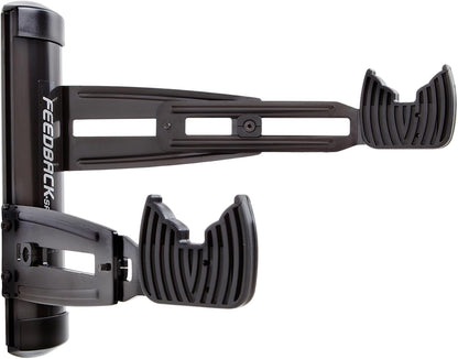 FEEDBACK SPORTS | Velo Wall Rack 2D Bike Storage | Bicycle Hangar Mount W/Adjustable Arms | Road, Gravel, Mountain Bike Compatible | For Garage, Apartment, Shed | Black