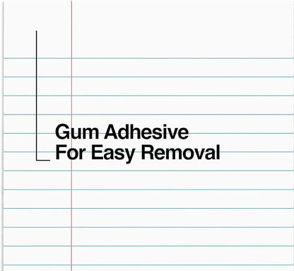 STAPLES Notepads, 8.5” x 11”, Wide Ruled, White, 50 Sheets/Pad, 12‑Pack