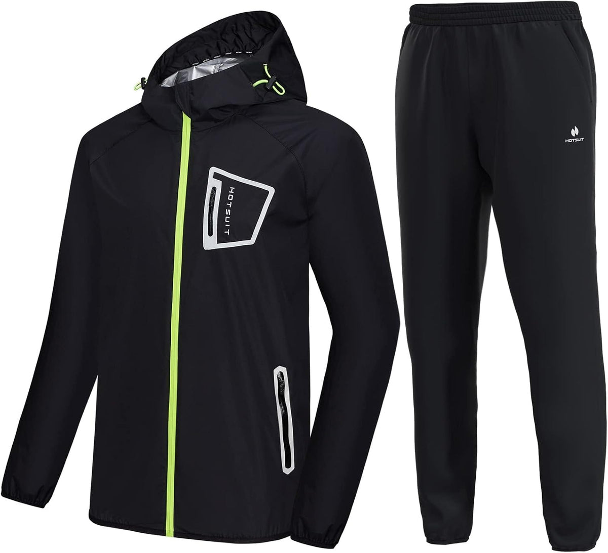 HOTSUIT Sauna Suit Men Anti Rip Boxing Sweat Suits Exercise Workout Jacket