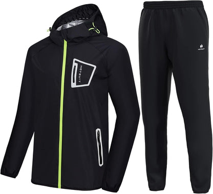 HOTSUIT Sauna Suit Men Anti Rip Boxing Sweat Suits Exercise Workout Jacket