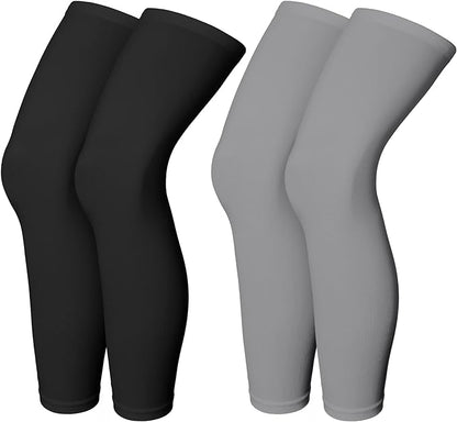 Skylety Compression Leg Sleeve Full Length Leg Sleeves Sports Cycling for Men Women, Running, Basketball