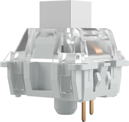 GLORIOUS Kailh Box White Mechanical Keyboard Switches: Clicky 120-Pack for Enhanced Gaming Experience - Perfect for High-Speed Typing