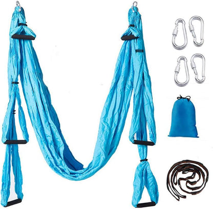 Aerial Yoga Swing Set, Ultra Strong Hammock Trapeze Extension, Antigravity Ceiling Hanging Sling Inversion Exercises