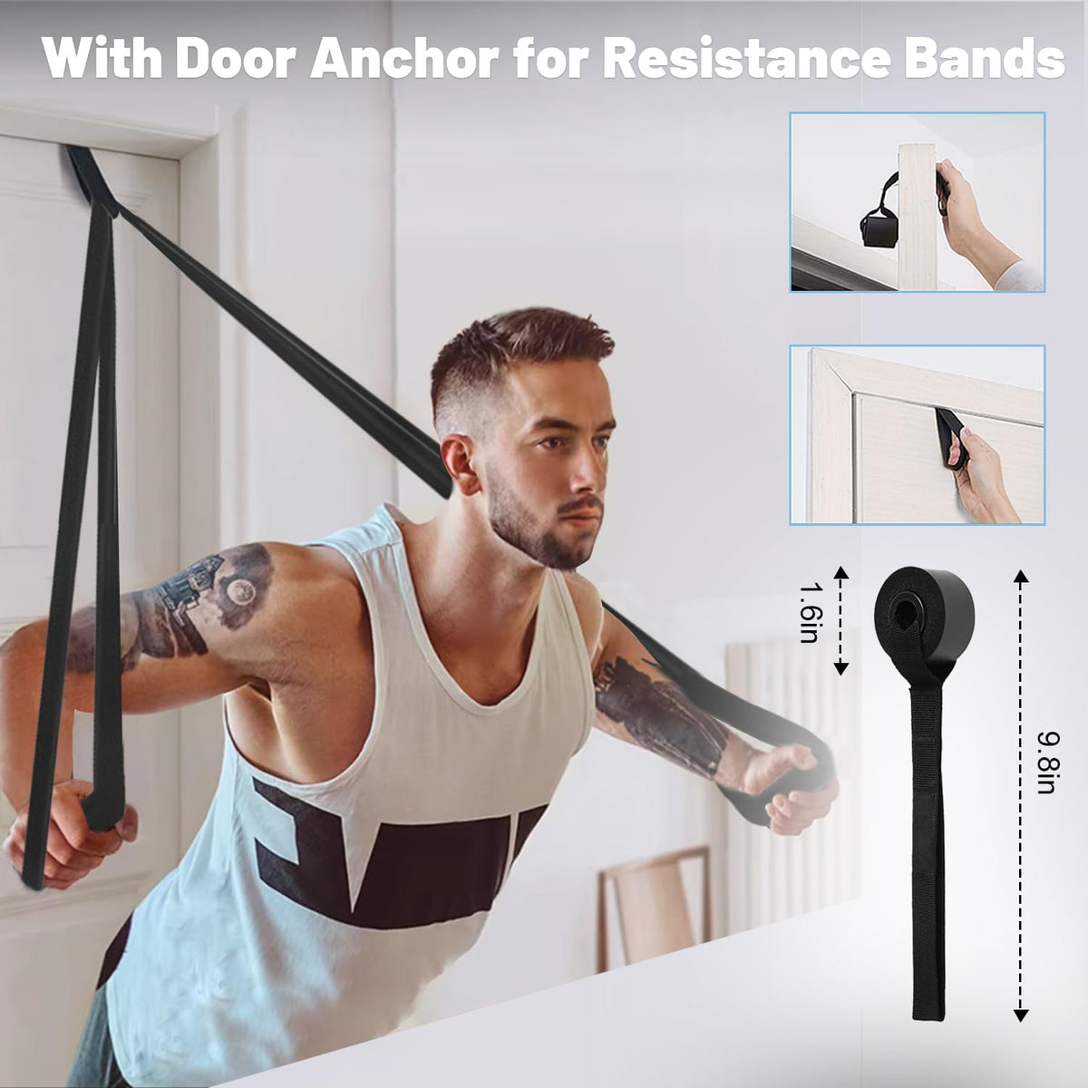 Pull Up Bands, Resistance Bands, Pull Up Assistance Bands Set for Men & Women, Exercise Workout Bands for Working Out, Body Stretching, Physical Therapy, Muscle Training