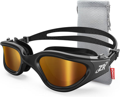 ZIONOR G1 Polarized Swimming Goggles for Unisex Adult Women Anti Fog 100% Anti UV Diving Goggles