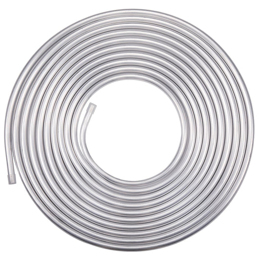 Podavelle 3/8 OD Aluminum Hard Fuel Line Hardline Tube Tubing Coil 16 Feet Roll