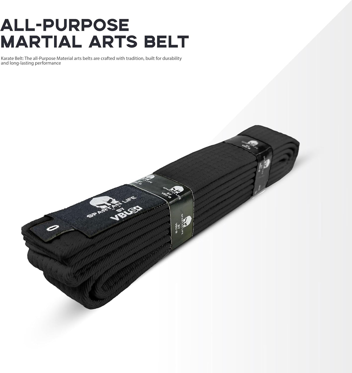 Karate Belt, All-Purpose Martial Arts Belt, Judo, Taekwondo Belt, Durable MMA Color Rank TKD Belt Size 0-6.
