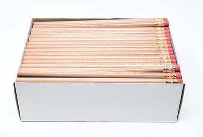 Pencil Guy Blank Round Pencils Natural 1000 to a box : Not Sharpened