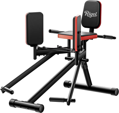 Rigel Leg Stretcher, 220LBS Leg Stretch Machine, Heavy Duty Steel Frame Equipment Splits Machine, Leg Stretching Training Machine for Home Gym Split Machine Training Fitness