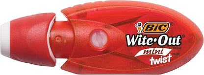 BIC Wite-Out Brand Exact Liner Correction Tape (4-Count) and Mini Twist Correction Tape (2-Count)