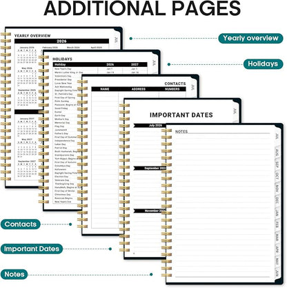 Academic Planner 2026-2027, Jul 2026-Jun 2027 Monthly & Weekly Planner