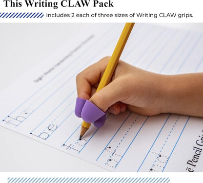 The Pencil Grip Writing CLAW, Sample Pack, 2 Each of Three Sizes - TPG-21123