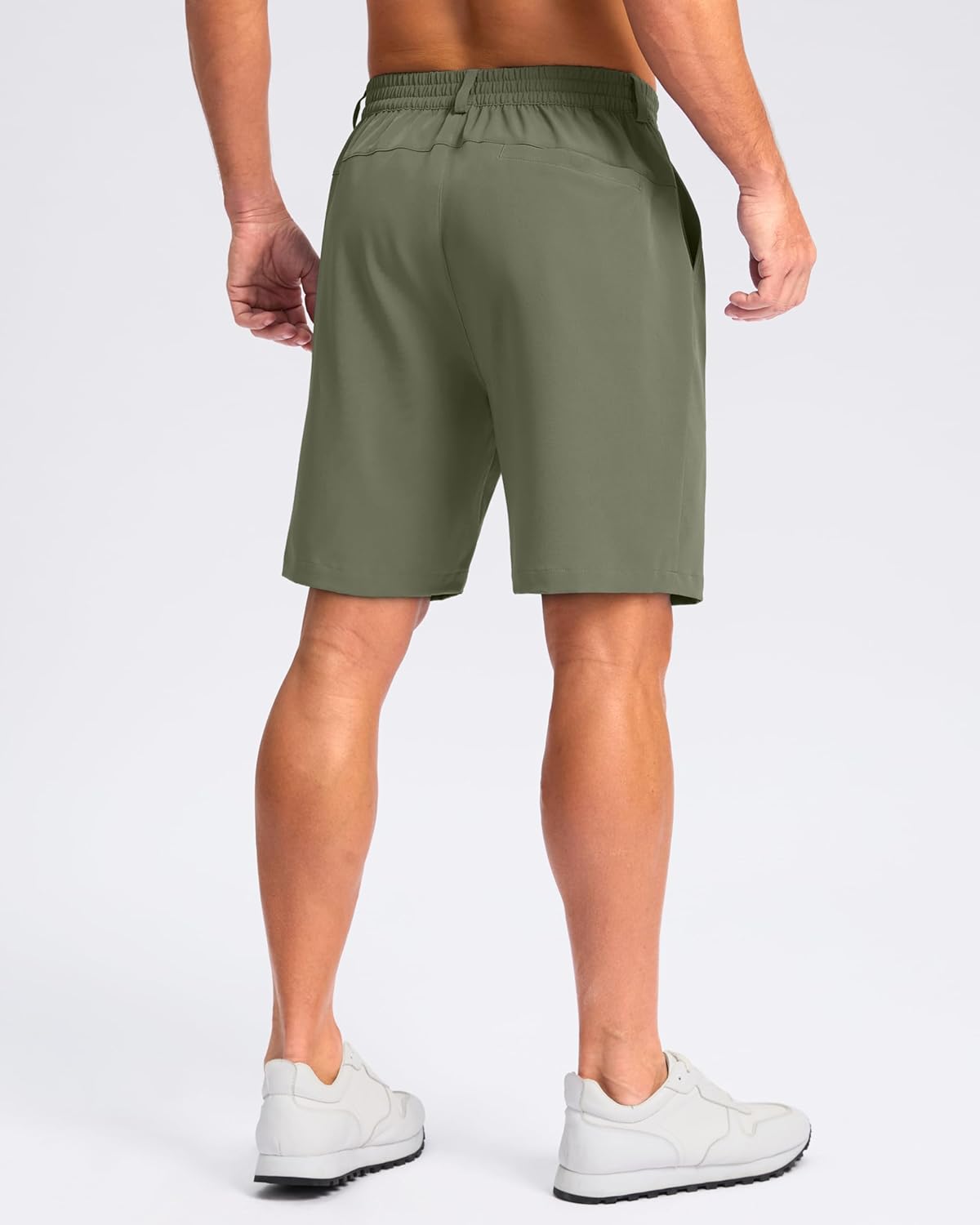 Pudolla Men's Casual Shorts 7"/9" Lightweight Golf Shorts with 3 Pockets Stretch Quick Dry Comfy Work Shorts