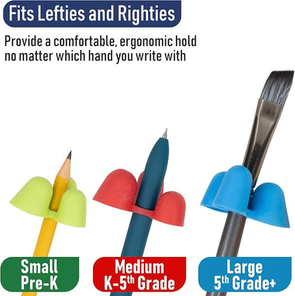 The Pencil Grip Writing Claw, Large Size Grips, Blue and Red Grips, Set of 12 - TPG-21312