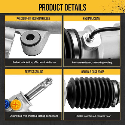 KAC Power Steering Rack and Pinion Replacement for Honda CR-V 2002-2006 All Models, Element 2003-2006 2009-2011 All Models/2007-2008 2.4L, Hydraulic Rack and Pinion Assembly Replace 26-2701