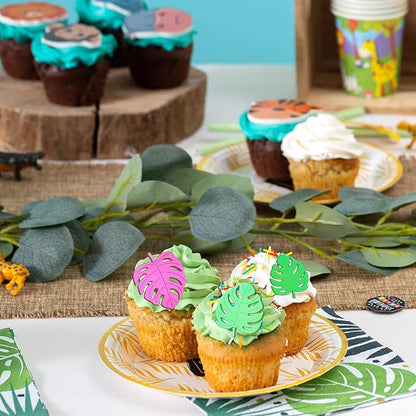 Tropical Leaves Silicone Molds Leaf Fondant Mold Monstera Leafage Silicone Fondant Mold Small Tropical Leaf Silicone Mold Cake Decorating Polymer Clay Mold for Candy Chocolate Baking Cookie Pastry