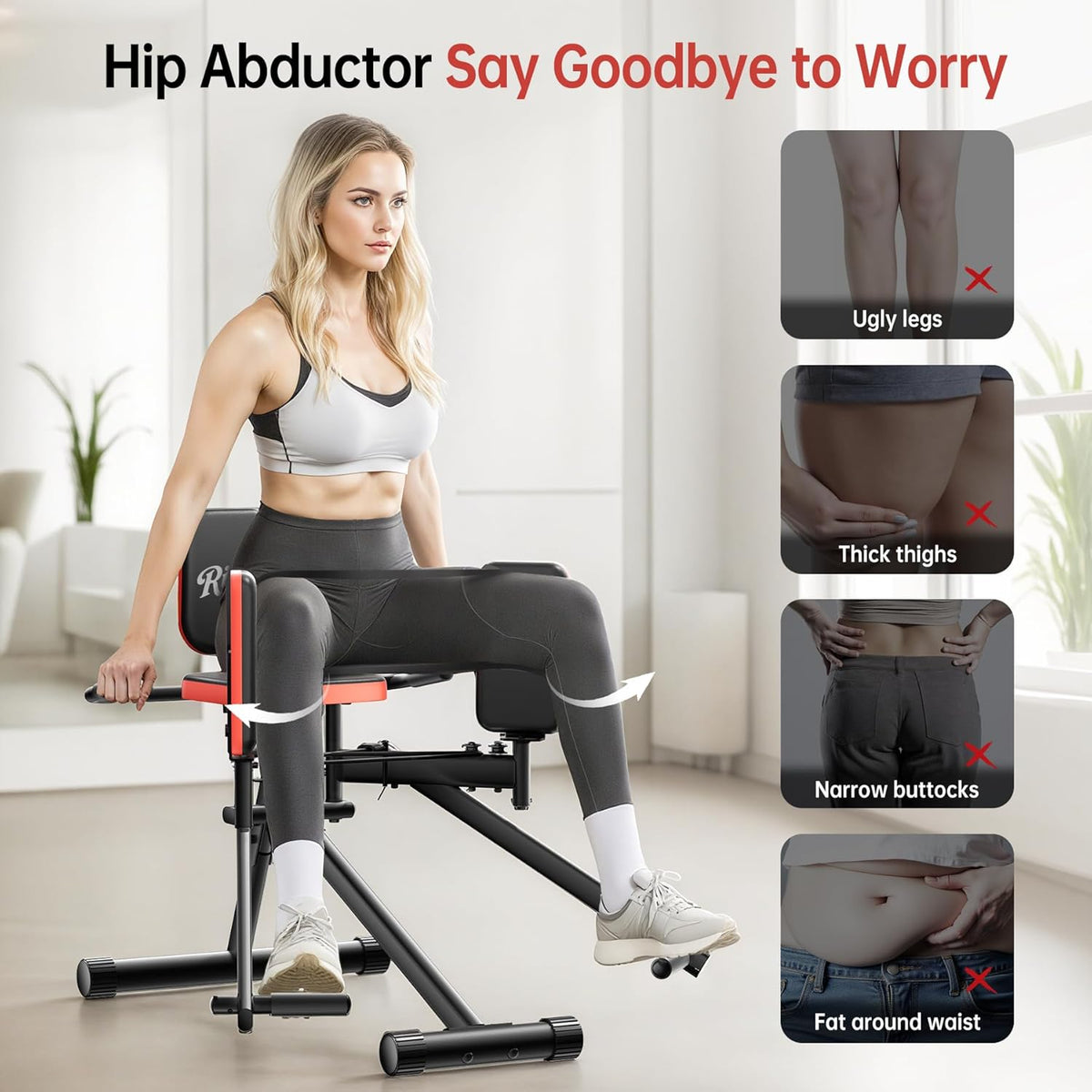 Rigel Leg Stretcher, 220LBS Leg Stretch Machine, Heavy Duty Steel Frame Equipment Splits Machine, Leg Stretching Training Machine for Home Gym Split Machine Training Fitness