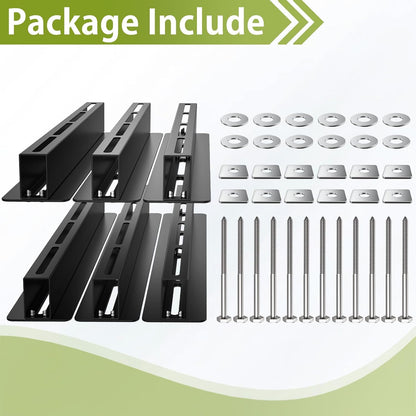 Overhead Garage Storage Rack, Heavy Duty Ceiling Storage Rack, Powder Coated Tote Storage Racks for Garages, Sheds, Storerooms (6 PCS, for 5 Bins)