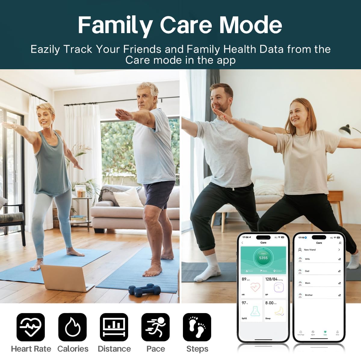 Smart Rings for Women Men,Fitness Tracker Ring,Heart Rate,Blood Oxygen,Blood Pressure,Step Tracker,Sleep Monitoring,No Subscription Fee,IP68 Waterproof Smart Ring for iphone&Android(Black 12)