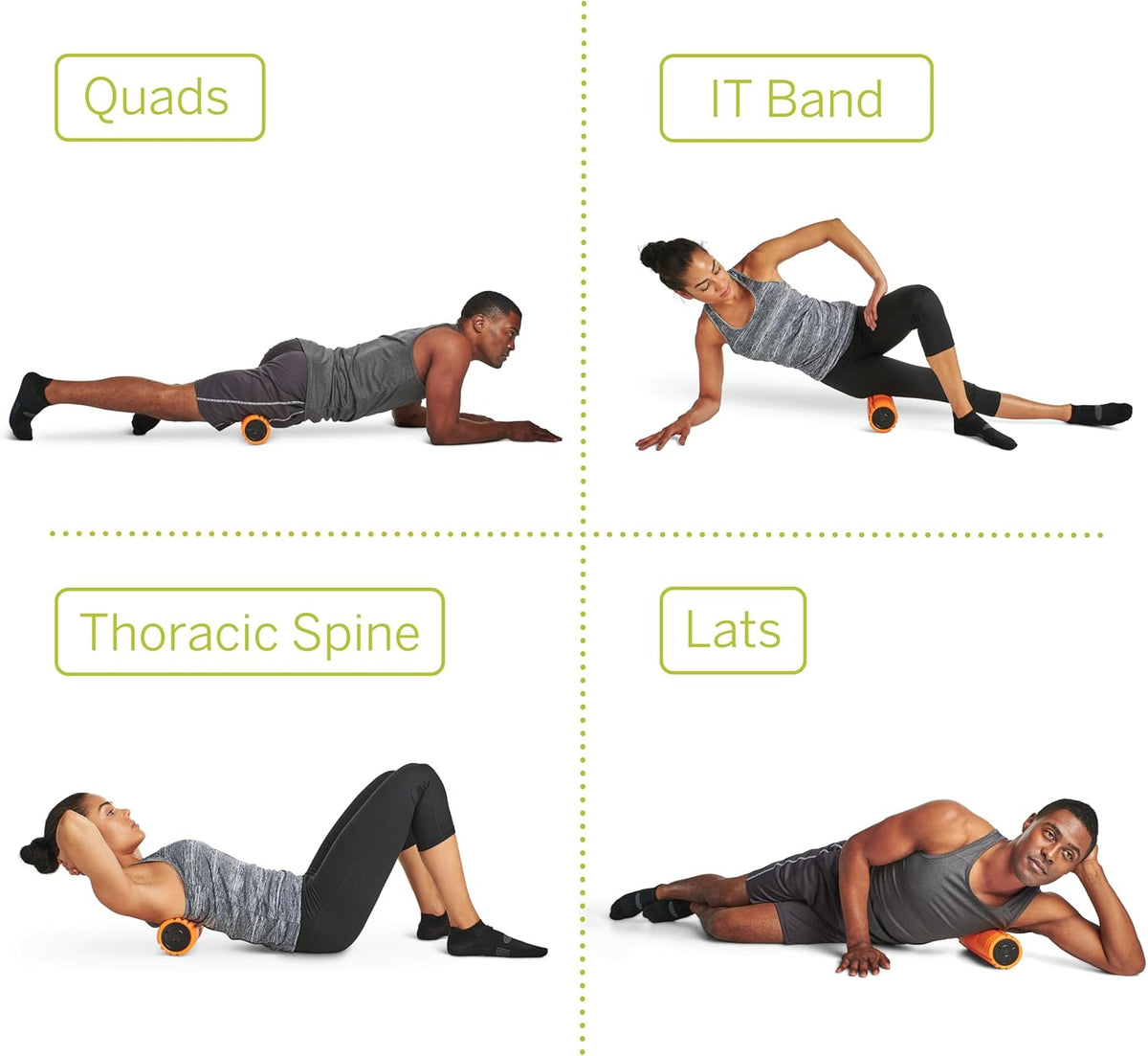 TRIGGERPOINT PERFORMANCE THERAPY GRID VIBE PLUS Four-Speed Vibrating Foam Roller