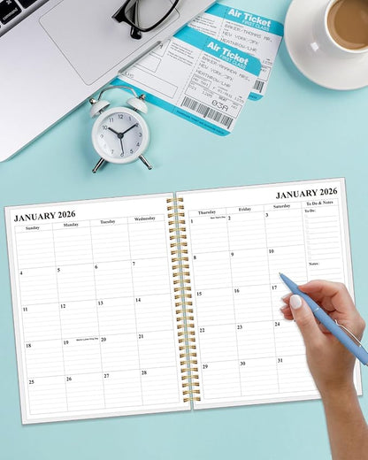 5 Year Planner 2026-2030 - April 2026 to December 2030, 5.8" x 8.5", Pink