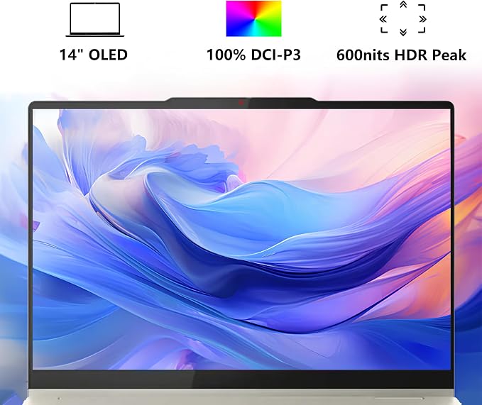 Lenovo Yoga 7 2-in-1 AI PC Laptop | 14" WUXGA OLED Touch (100% DCI-P3) | AMD Ryzen AI 5 340 (Up to 50 Tops) | 16GB DDR5 1TB SSD | for Creator Business Professional Win11Pro w/DLCA Accessory
