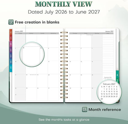 Planner 2026-2027 Weekly & Monthly Academic Planner, 7.4" x 10.2"