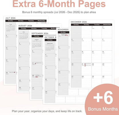 2027 Planner, Weekly and Monthly Calendar Planner Book, JAN 2027 - DEC 2027