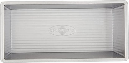 USA Pan Bakeware Pullman Loaf Pan With Cover, 9 x 4 inch, Nonstick & Quick Release Coating, Made in the USA from Aluminized Steel