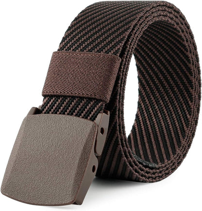 JASGOOD Nylon Canvas Breathable Military Tactical Men Waist Belt With Plastic Buckle