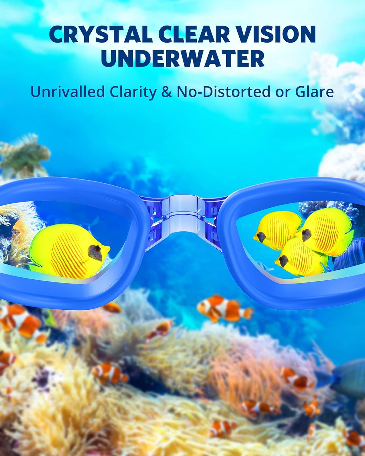 Aegend Swim Goggles, Swimming Goggles No Leaking Full Protection Adult Men Women Youth