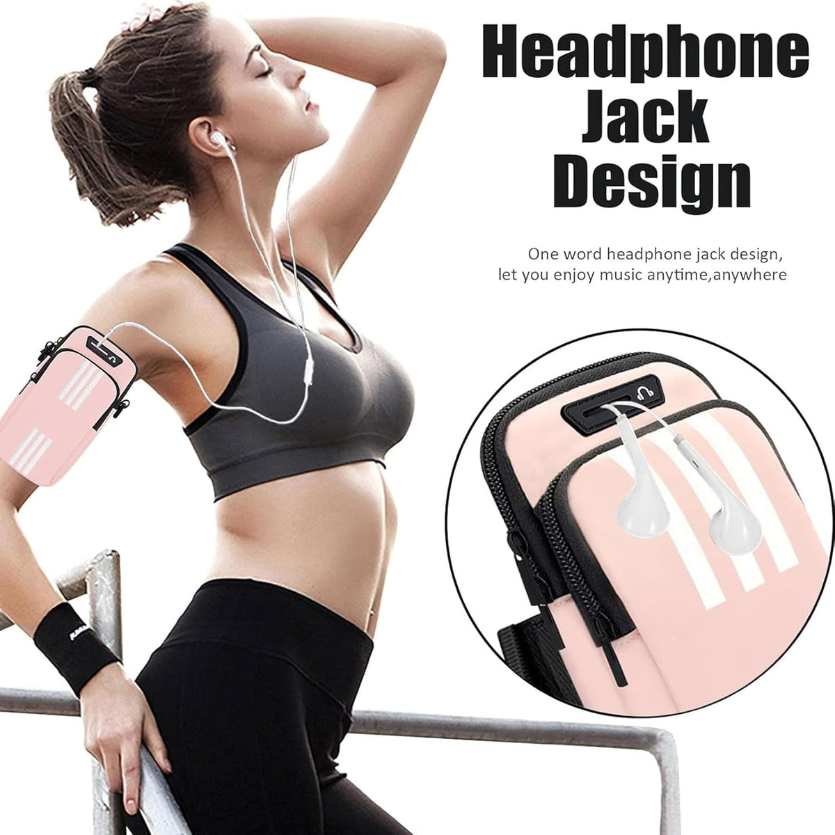 Running Armband, Cell Phone Purse Small Crossbody Bags for Women Men Kids Pouch for iPhone 15/14/13 pro/Plus/xs/xr/xs max, Galaxy S22 Ultra and More