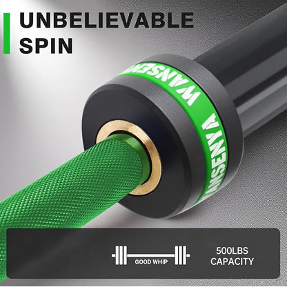 7FT Olympic Barbell 45lb,28MM 2 Inch Olympic Bar for No. 45 Steel,Olympic Weight Bars for Lifting,CrossFit,Bench Press,Deadlift,Squats,Strength Training bars