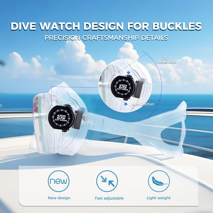 Scuba Diving Mask for Adults - Premium Anti-Fog Snorkeling Mask Comfortable & Leak-Proof Swim Goggles with Nose Cover for Scuba Diving, Snorkeling & Underwater Adventures