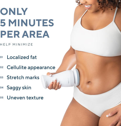 Vibro Sculpt PRO Anti-Cellulite Body Sculptor for Lymphatic Drainage - Micro Vibration Technology - Wireless & Lightweight Ergonomic Massage Gun for Women – Built for Toning & Smoother-Looking Skin