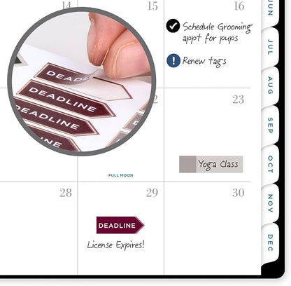 AT-A-GLANCE 2027 Planner, Weekly & Monthly, 8.5" x 11", Signature Lite, Black (YP905L0527)