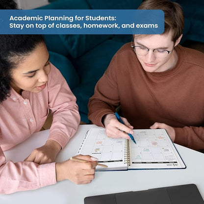 Academic Planner 2026-2027, Jul 2026-Jun 2027 Monthly & Weekly Planner