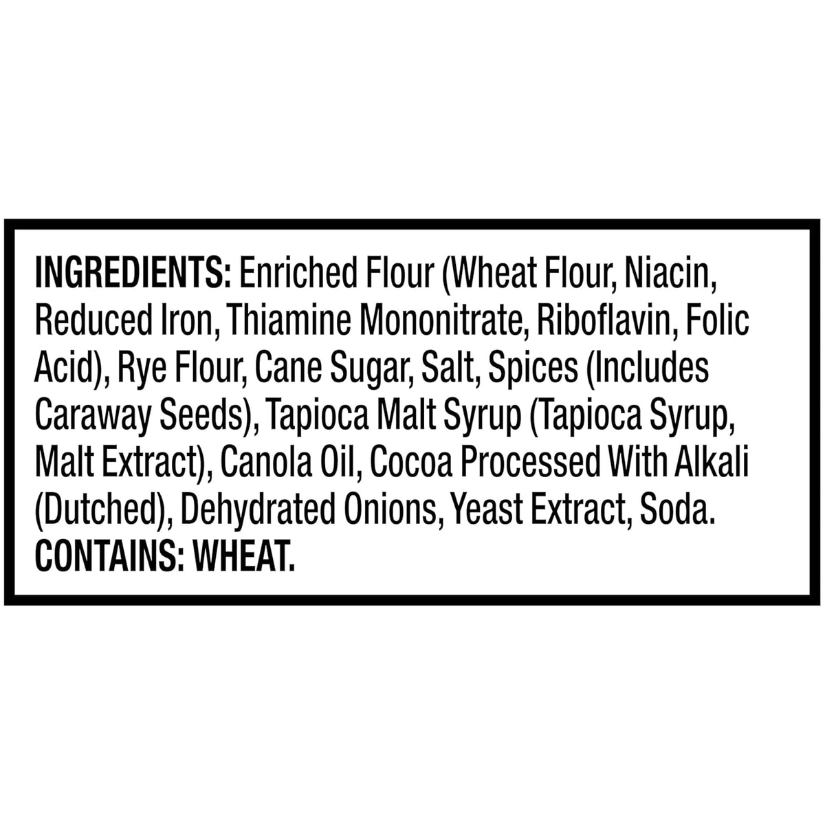 Snack Factory Pretzel Crisps Rye Pretzel Crackers, 7.2 Oz Bag