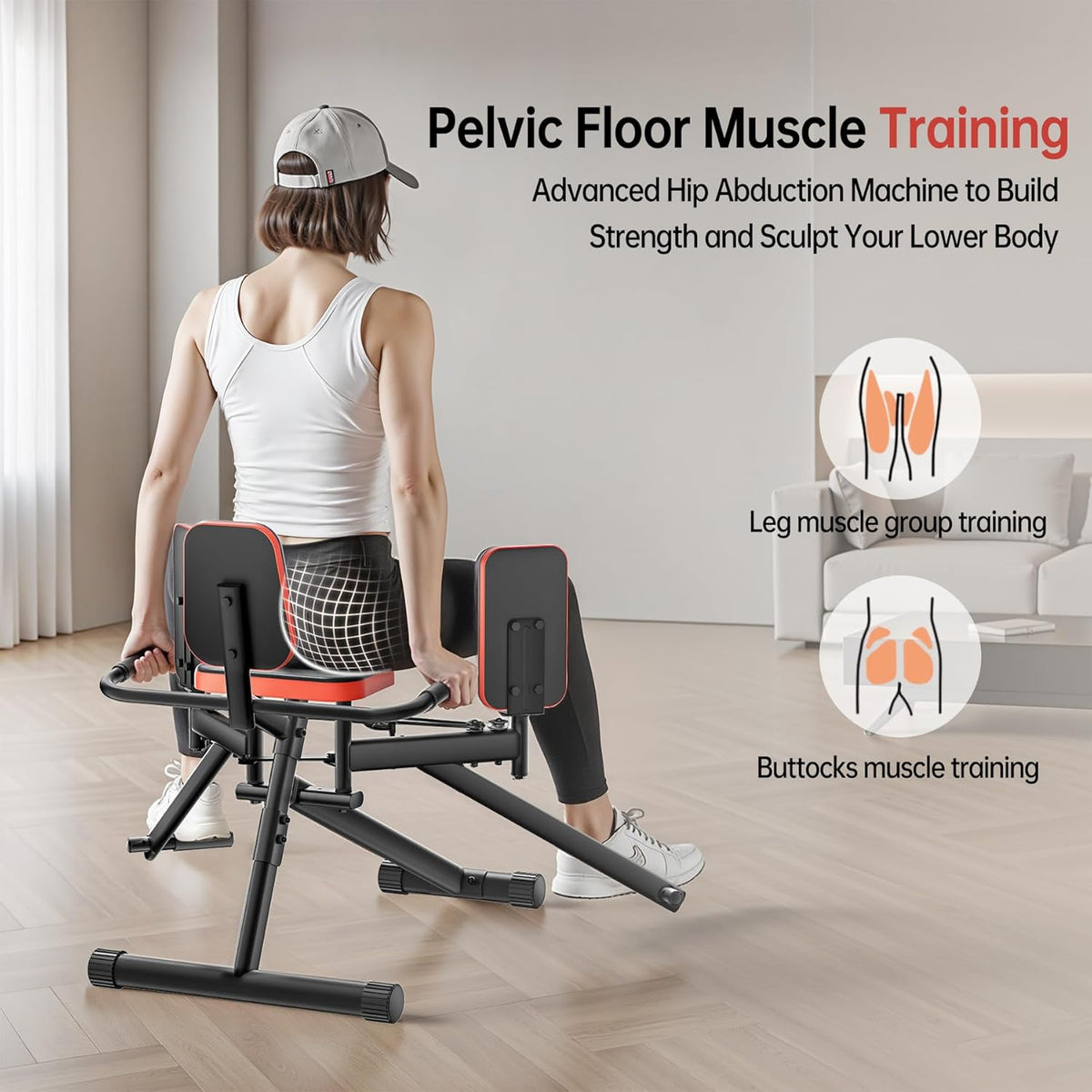 Rigel Leg Stretcher, 220LBS Leg Stretch Machine, Heavy Duty Steel Frame Equipment Splits Machine, Leg Stretching Training Machine for Home Gym Split Machine Training Fitness