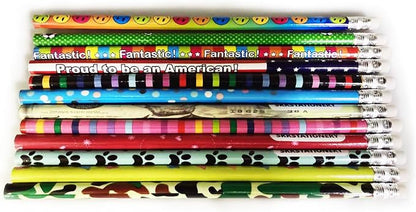 SKKSTATIONERY Assorted Colorful Wooden Pencils, 144 Count