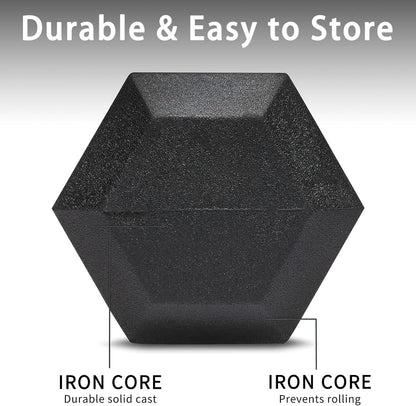 Rubber Hex Dumbbell Set with Rack - Multiple Free Weight for Home Gym, 350/450/550lbs Exercise Equipment for Strength, Multiple Options Dumbbells with Storage for Home Gym Exercise Fitness Equipment