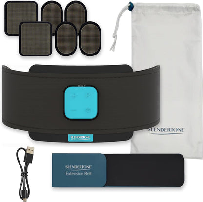 Slendertone Evolve Abs Trainer, EMS Training Device, Abdominal Muscle Trainer, Abdominal Trainer with 12 Programs and 100 Intensities, Portable Muscle Stimulator, for Abdomen Fitness Training