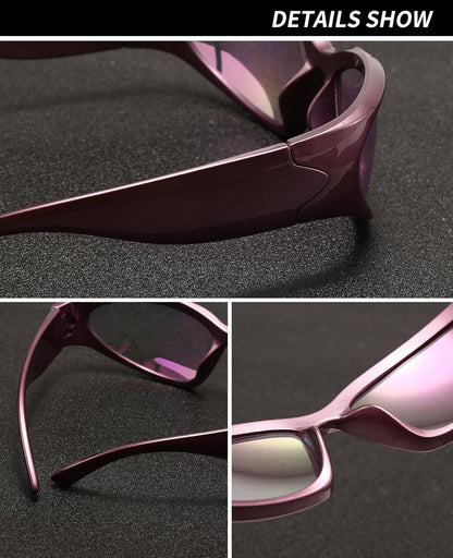 SOAR&EAGLE Y2K 3Pack Polarized sunglasses Wrap Around Men's Women's sunglasses Fashion Sport Shades Sun Glasses