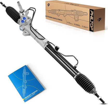 PHILTOP Power Steering Rack & Pinion Assembly for 2010 2011 2012 2013 Forte, Forte Koup, Hydraulic Power Steering, OEM Replacement 26-2449