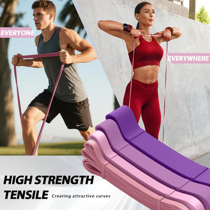 LEEKEY Resistance Bands Set for Pull-Up Assistance & Full-Body Training, Multi-Level Exercise Bands with Bag for Home Workouts, Physical Therapy, Strength Training (Men/Women)