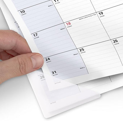 AT-A-GLANCE® QuickNotes® 2027 Monthly Desk Pad Calendar, Compact, 18" x 11"