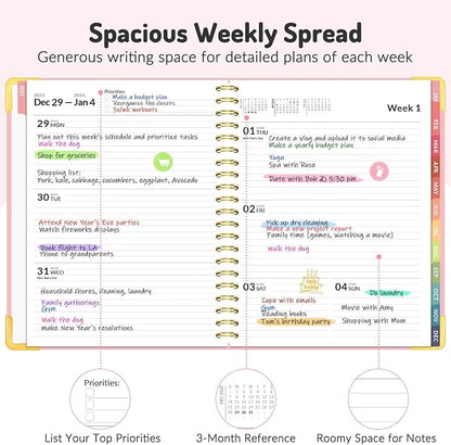 Jul 2026 - Dec 2027 Planner, Forvencer 18 Month Planner 2026-2027, 8.5"x11"