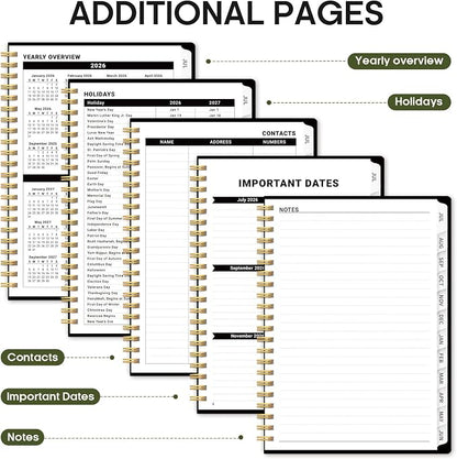 Academic Planner 2026-2027, Jul 2026-Jun 2027 Monthly & Weekly Planner