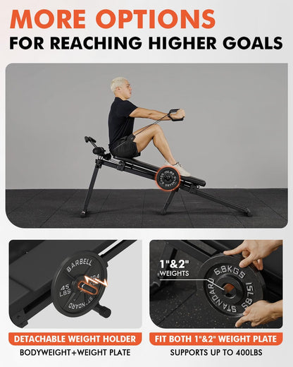 GMWD Total Home Gym with Detachable Footplate,Swing Attachment and Weight Holder,Versatile Total Body Training Machine for Home Gym Workout