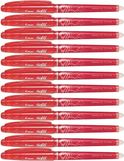 PILOT Frixion Point Erasable Rollerball 0.5 mm (Box of 12) - Red